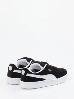 Puma – Sneaker aus Veloursleder Schwarz Retro-Look