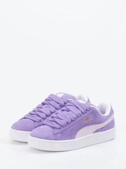 Puma – Sneaker aus Veloursleder Flieder