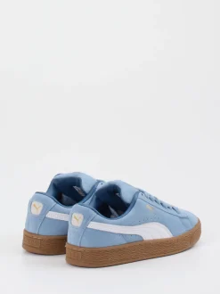 Puma – Sneaker aus Veloursleder in Hellblau