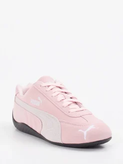 Puma – Sneaker aus Veloursleder in Rosa