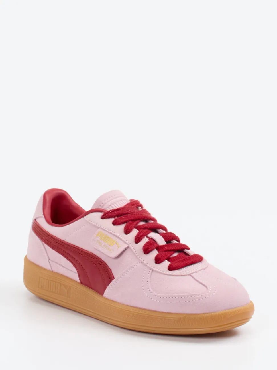 Puma – Sneaker aus Veloursleder in Rosé