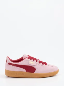 Puma – Sneaker aus Veloursleder in Rosé