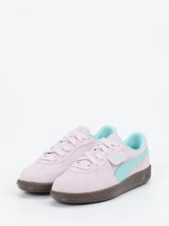 Puma – Sneaker aus Veloursleder in Pastellrosa