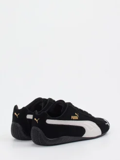 Puma – Sneaker aus Veloursleder schwarz