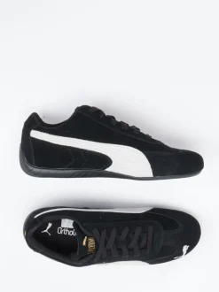 Puma – Sneaker aus Veloursleder schwarz