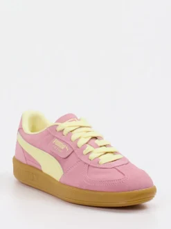Puma – Sneaker aus Veloursleder in Rosa