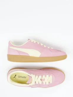 Puma – Sneaker aus Veloursleder in Rosa