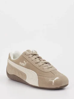 Puma – Sneaker aus Veloursleder in Beige