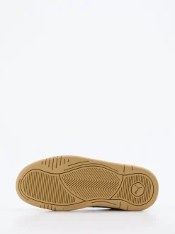 Puma – Sneaker aus Veloursleder und Mesh beige