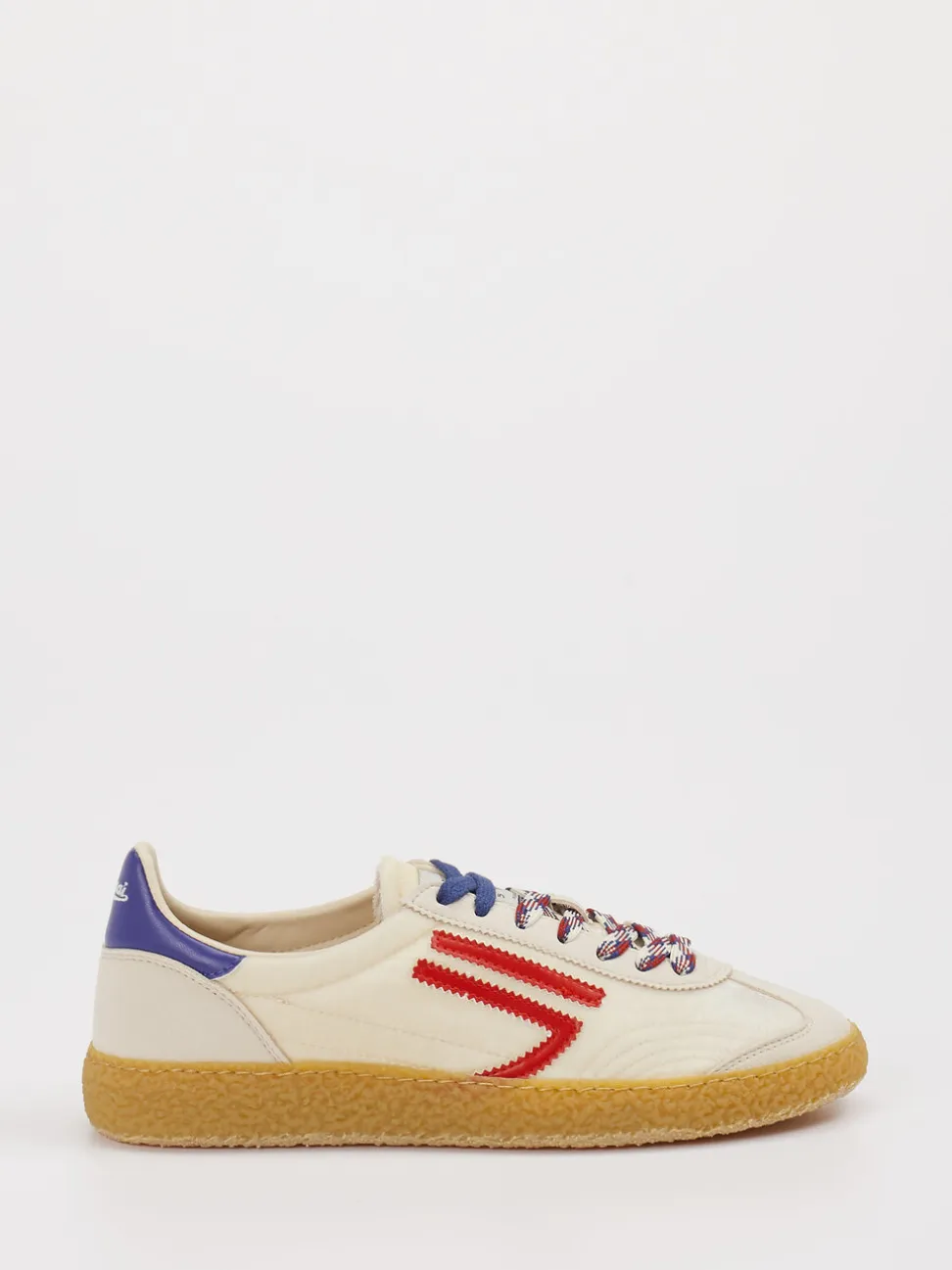 Puraai – Retro-Sneaker aus Veloursleder und Textil Beige