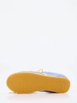 Puraai – Sneaker aus Velour und Textil Hellblau