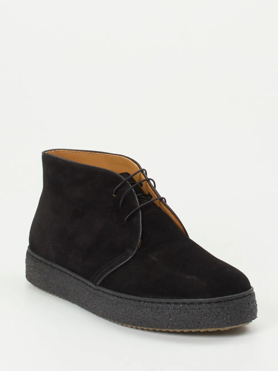 Quarvif – Desert Boots aus Veloursleder schwarz