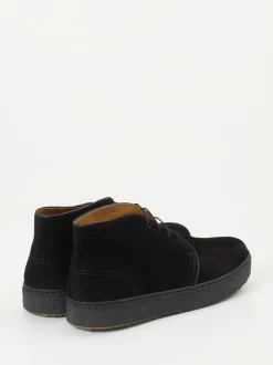 Quarvif – Desert Boots aus Veloursleder schwarz