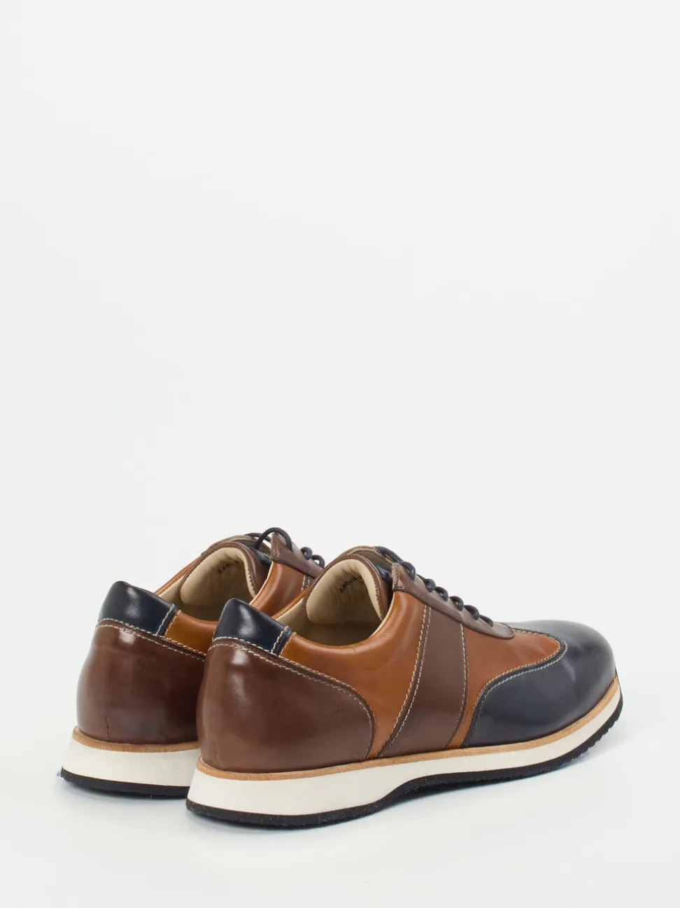 Quarvif – Leder-Sneaker aus Kalbleder in Braun