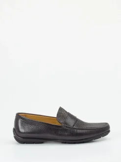 Quarvif – Loafer aus Elchleder mit Perforation