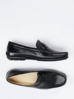 Quarvif – Loafer aus Hirschleder schwarz