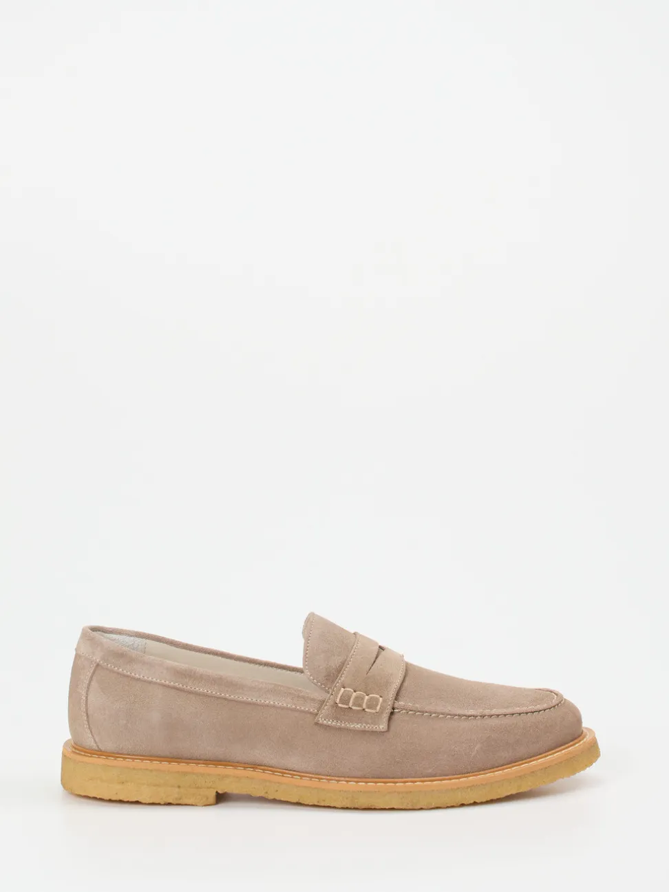 Quarvif – Loafer aus Ziegenleder in Taupe