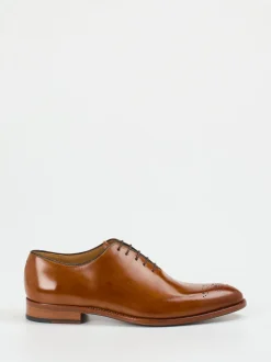 Quarvif – Oxford aus Kalbleder in Cognacbraun