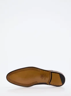 Quarvif – Oxford-Schnürschuh aus Glattleder Dunkelbraun
