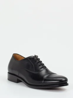 Quarvif – Oxford-Schnürschuh aus Kalbleder Schwarz