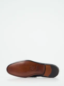 Quarvif – Penny Loafer aus Pferdeleder Nachtblau