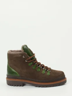 Quarvif – Schnürboots aus Veloursleder schokobraun