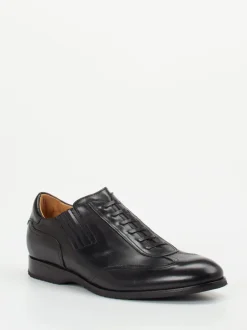 Quarvif – Slip-On Halbschuhe aus Kalbleder schwarz