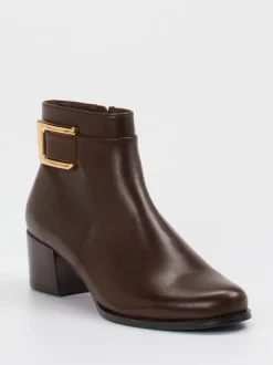 Ralph Harrison – Ankle Boots aus Lammleder Dunkelbraun