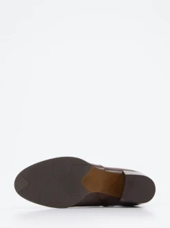 Ralph Harrison – Ankle Boots aus Lammleder Dunkelbraun