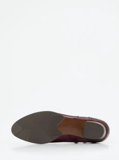 Ralph Harrison – Ankle Boots aus Lammleder bordeauxrot