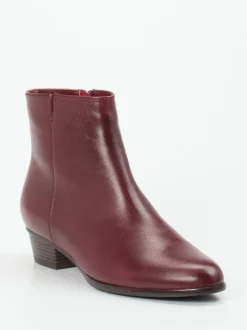 Ralph Harrison – Ankle Boots aus Lammleder Bordeaux