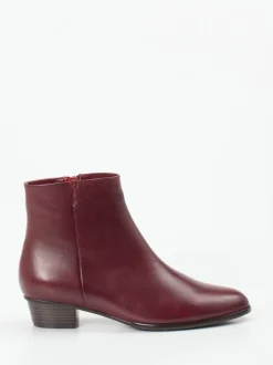 Ralph Harrison – Ankle Boots aus Lammleder Bordeaux