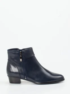 Ralph Harrison – Ankle Boots aus Lammleder Dunkelblau
