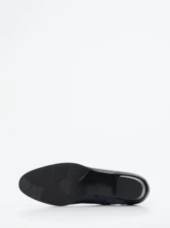 Ralph Harrison – Ankle Boots aus Lammleder Dunkelblau
