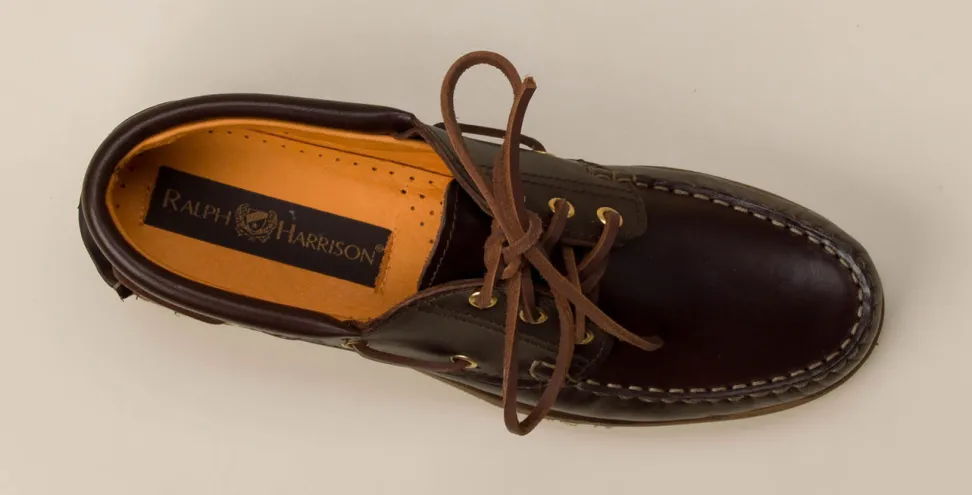 Ralph Harrison – Bootsschuh aus Kalbleder schokobraun