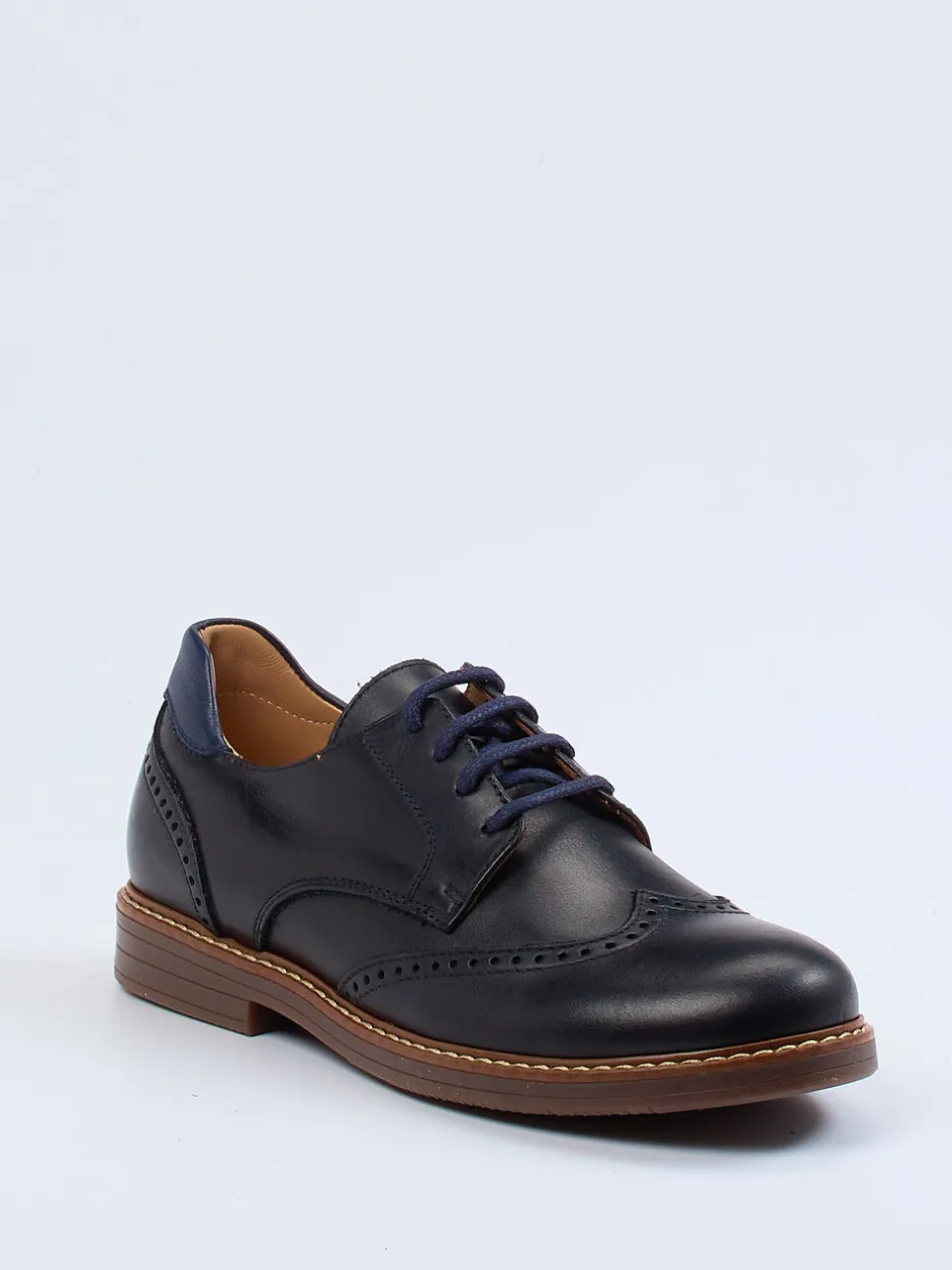 Ralph Harrison – Brogues aus Kalbleder Dunkelblau