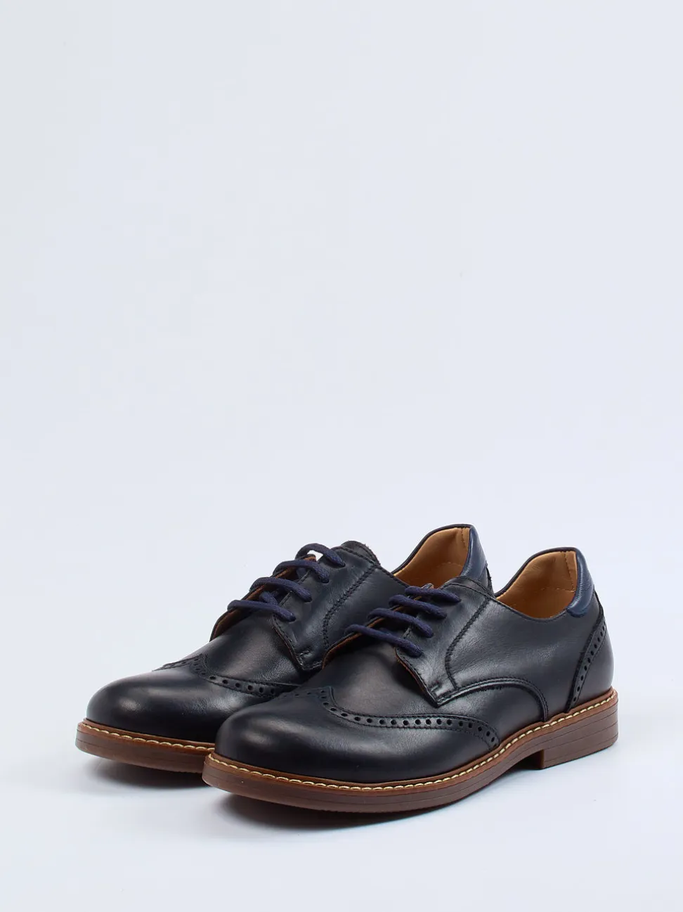 Ralph Harrison – Brogues aus Kalbleder Dunkelblau