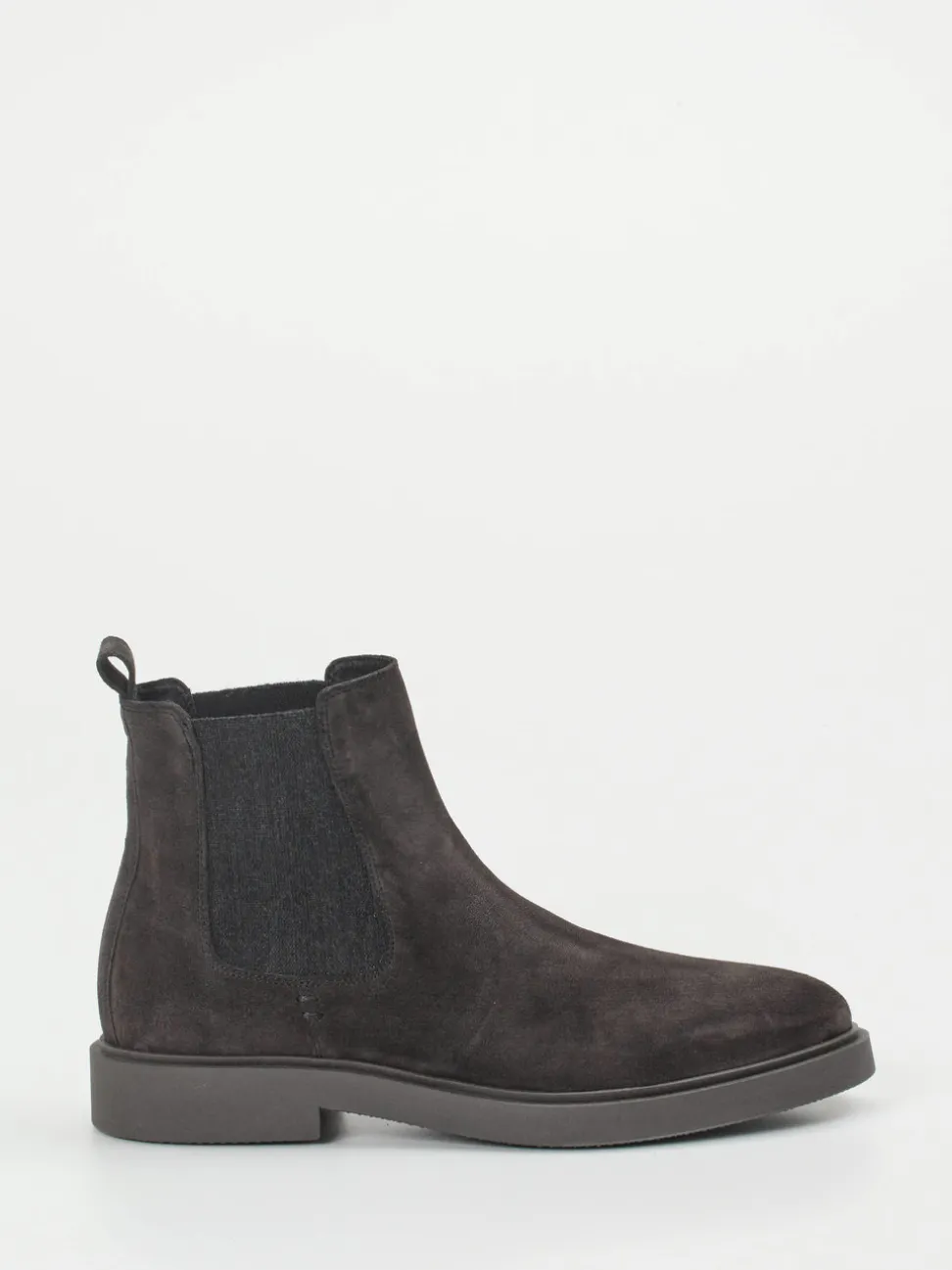 Ralph Harrison – Chelsea Boots aus Veloursleder grau