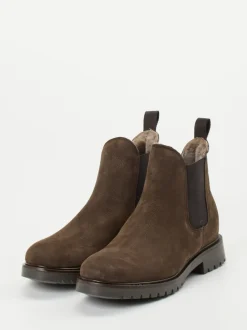 Ralph Harrison – Chelsea Boots aus Nubukleder braun