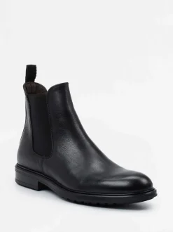 Ralph Harrison – Chelsea Boots aus Kalbleder schwarz