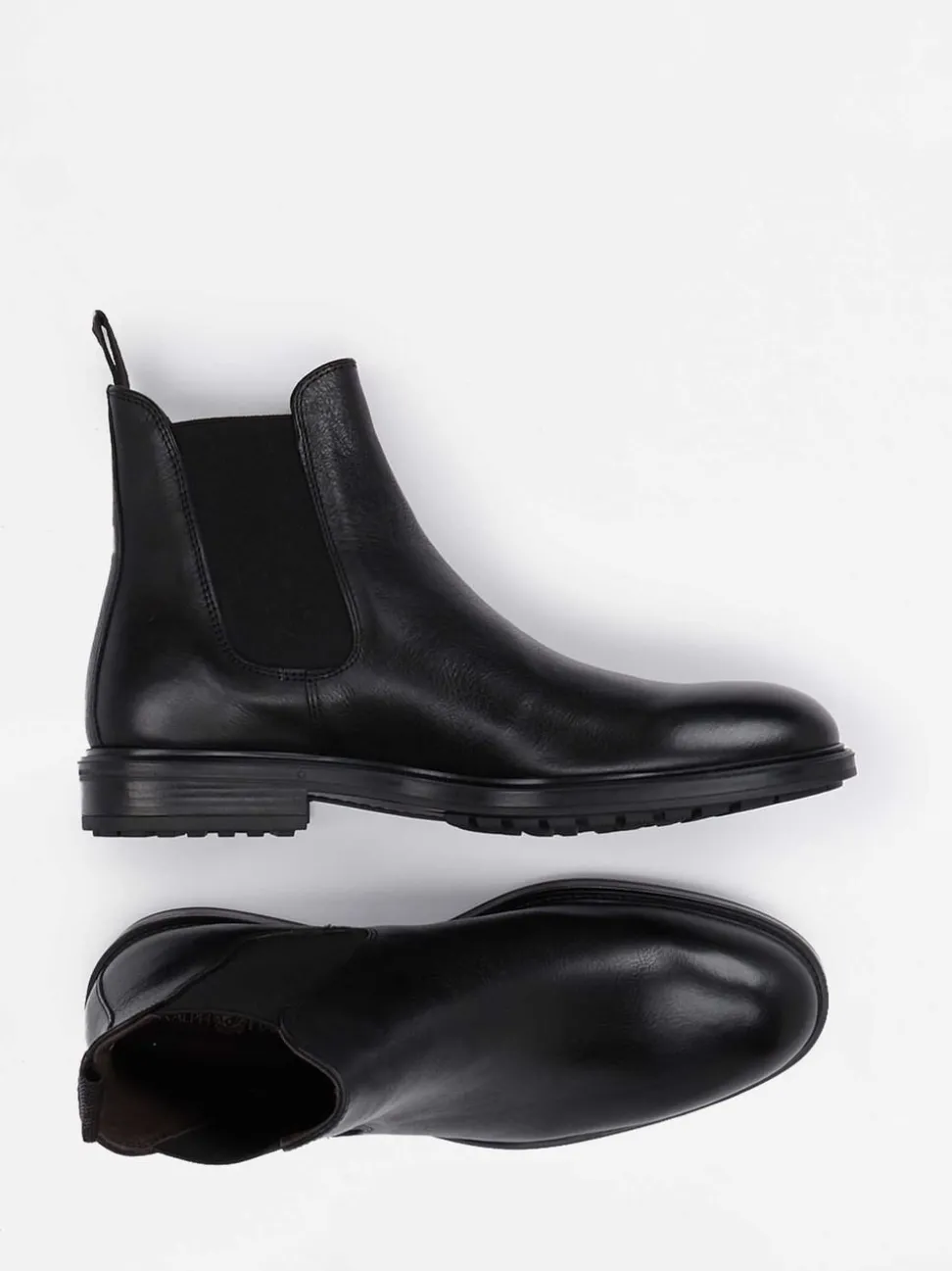 Ralph Harrison – Chelsea Boots aus Kalbleder schwarz