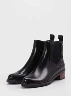 Ralph Harrison – Chelsea Boots aus Lammleder schwarz