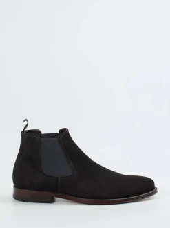 Ralph Harrison – Chelsea Boots aus Veloursleder anthrazit