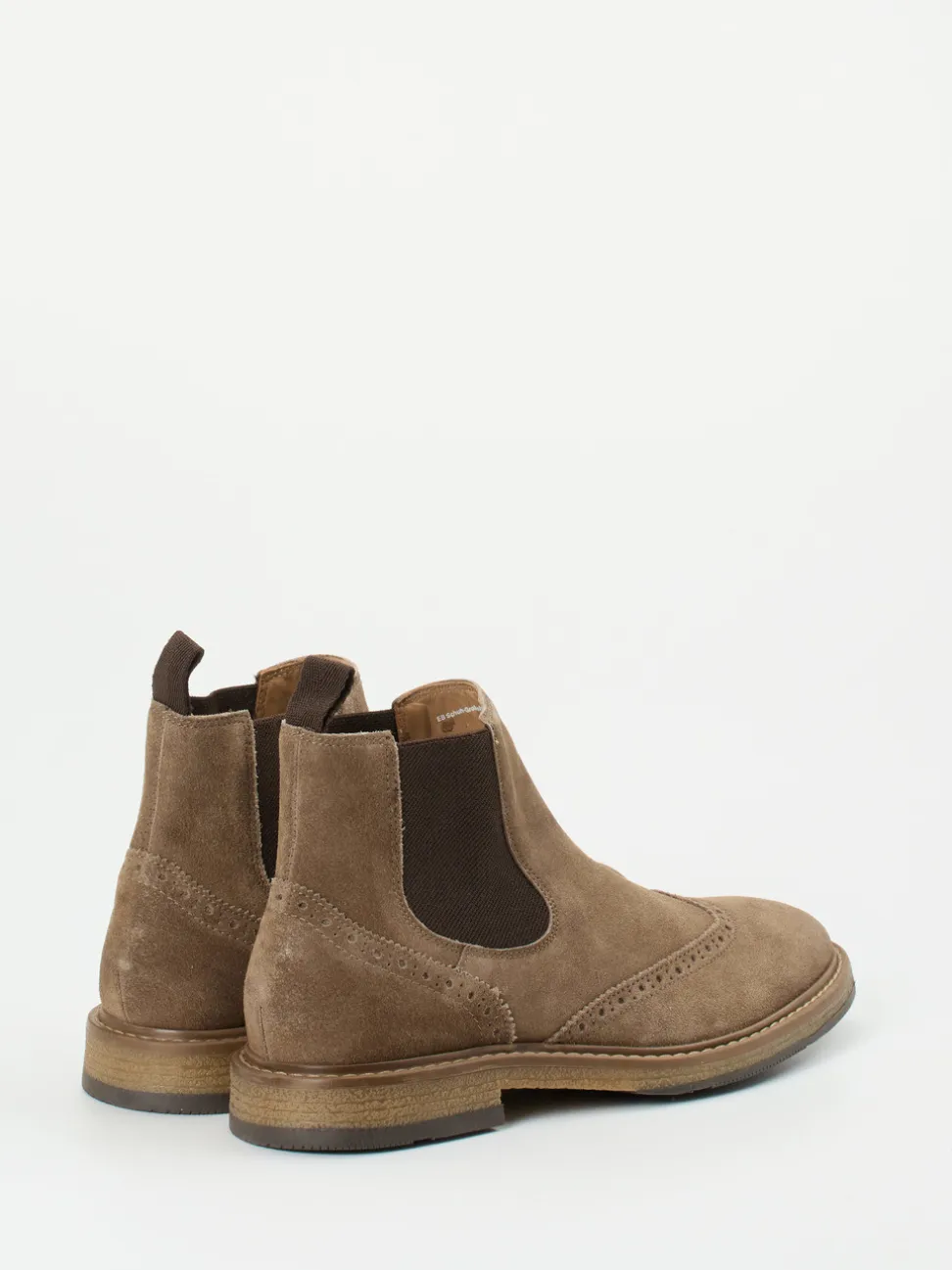 Ralph Harrison – Chelsea Boots aus Veloursleder braun
