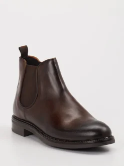 Ralph Harrison – Chelsea Boots aus Leder Dunkelbraun