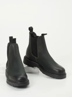 Ralph Harrison – Chelsea Boots aus Nubukleder Grau