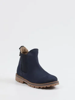 Ralph Harrison – Chelsea Boots aus Nubukleder blau