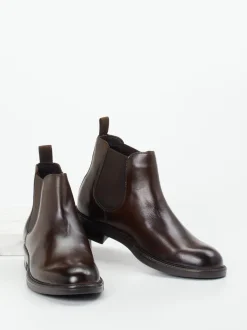 Ralph Harrison – Chelsea Boots aus Kalbleder Dunkelbraun