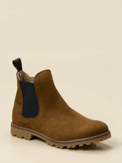 Ralph Harrison – Chelsea Boots aus Nubukleder braun