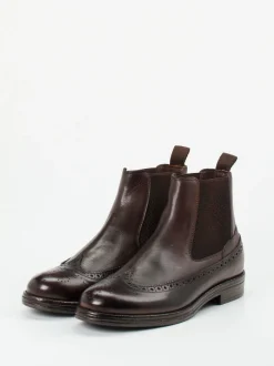 Ralph Harrison – Chelsea Boots aus Kalbleder Dunkelbraun